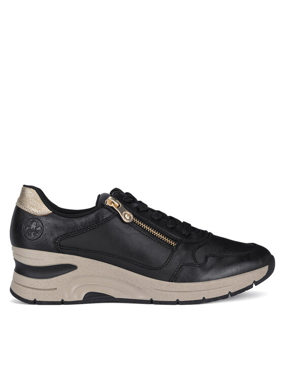 Rieker Rieker Halbschuhe N9301-00 Schwarz