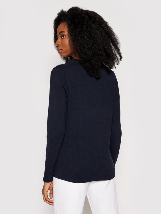 Tommy Hilfiger Tommy Hilfiger Sweater Heritage WW0WW25294 Sötétkék Regular Fit