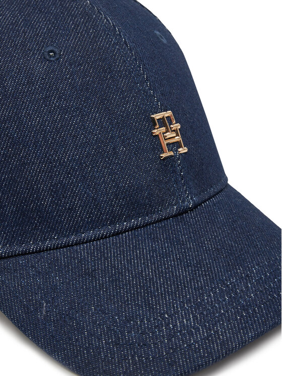 Tommy Hilfiger Tommy Hilfiger Baseball sapka Elevated Chic Denim AW0AW17137 Sötétkék