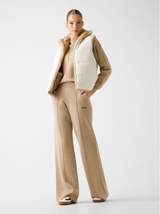 Guess Guess Bezrękawnik 180315 Biały Classic Fit