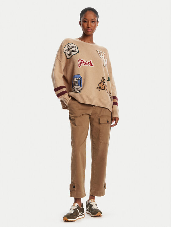 Weekend Max Mara Weekend Max Mara Džemper Pavidi 2525366262 Bež Oversize
