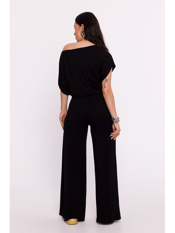 BeWear BeWear Bluzka B287 Czarny Bella Fit
