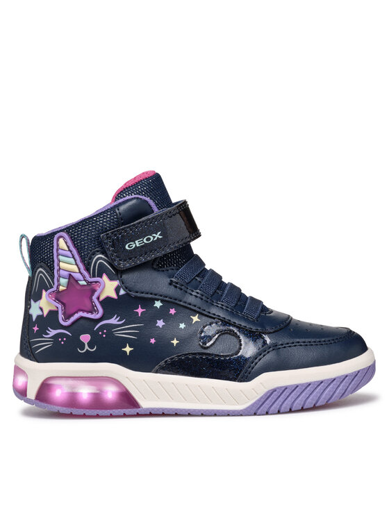 Geox Geox Sneakersy J Inek Girl J46ASB 0BCKC C4243 D Tmavomodrá