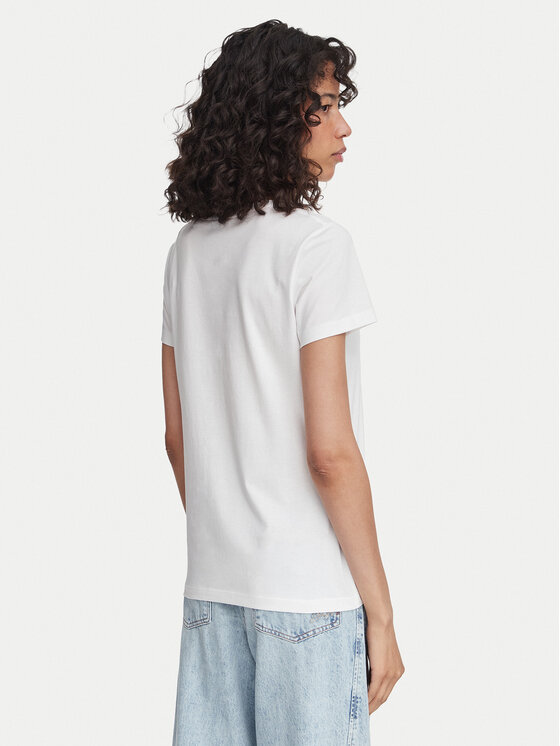 BOSS BOSS Póló C_Elove_5 50566827 Krém Slim Fit