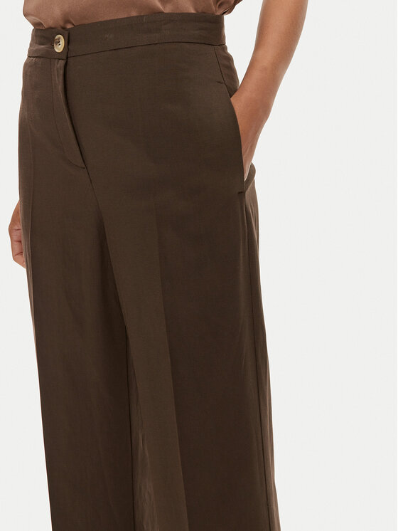 ViCOLO ViCOLO Hlače iz tkanine TB1562 Rjava Regular Fit