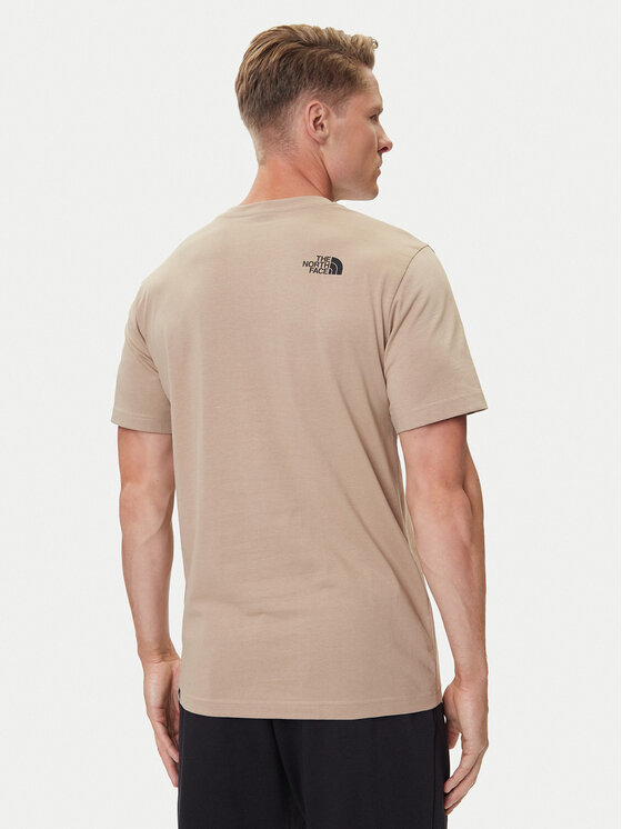 The North Face The North Face T-Shirt Fine NF0A8A6M Beige Regular Fit