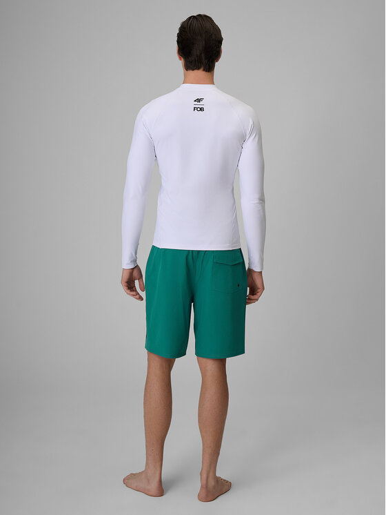 4F 4F Szorty kąpielowe FOB SUMMER Turkusowy Regular Fit