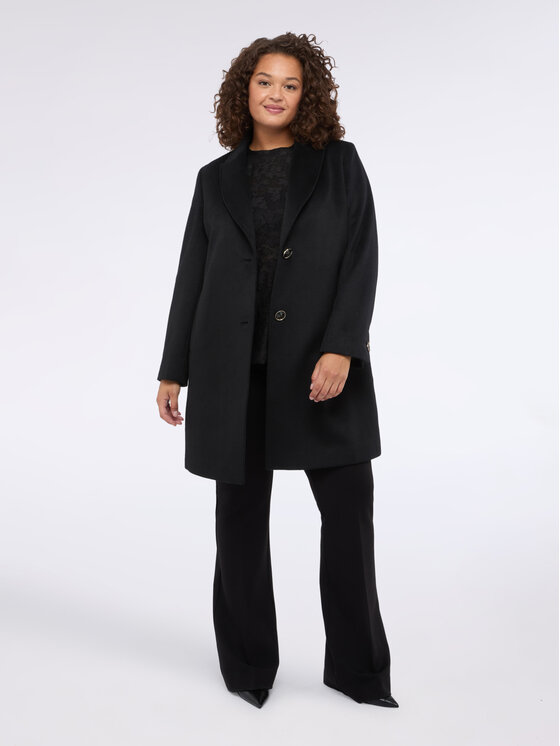 Fiorella Rubino Fiorella Rubino Spodnie materiałowe P710L002236N033 Czarny Flare Fit