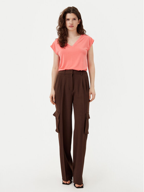ONLY ONLY Marškinėliai Free 15287041 Rožinė Regular Fit