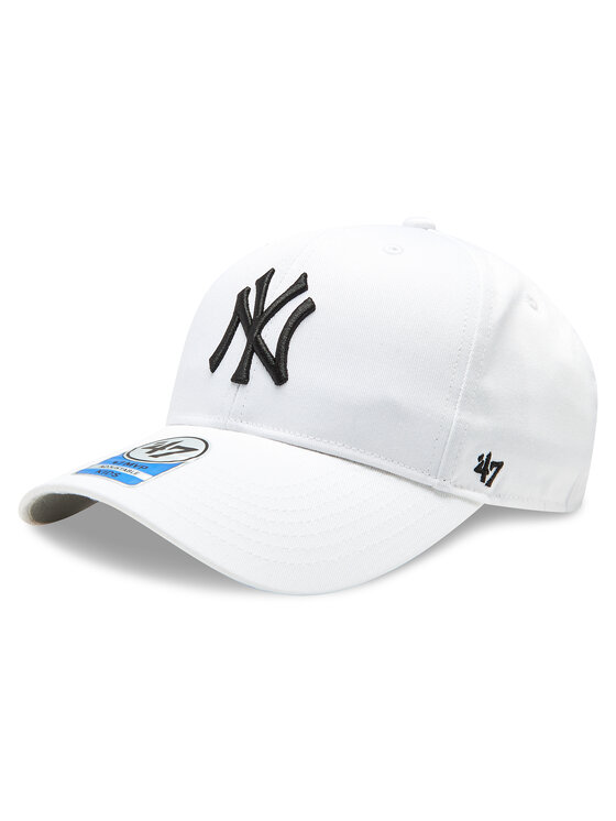 47 Brand Cappellino MLB New York Yankees Raised Basic '47 MVP B-RAC17CTP-WH Bianco, taglia : 00