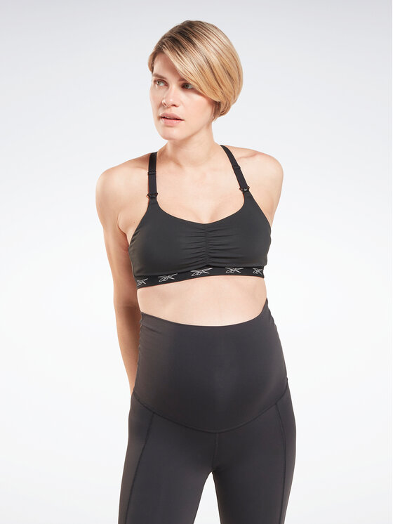 Reebok Špotni nedrček Nursing Sports HT6167 Črna