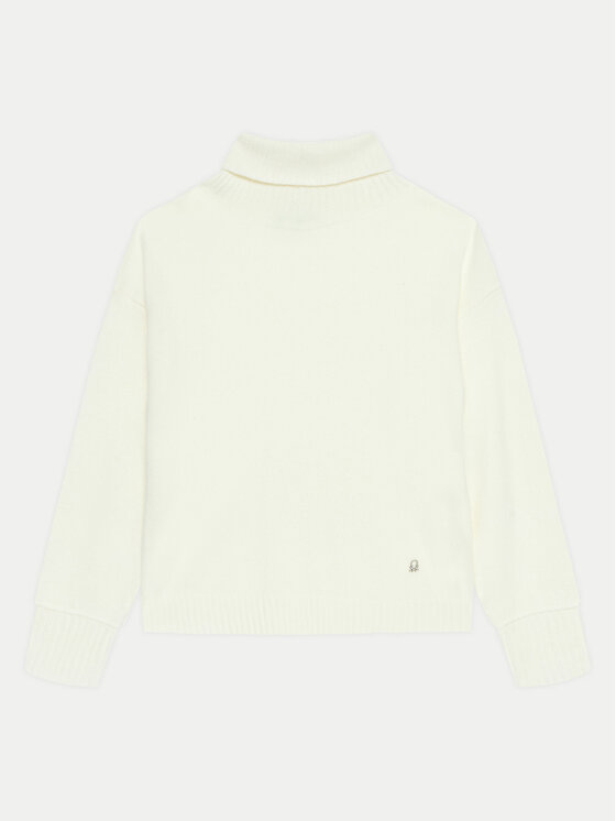 United Colors Of Benetton Rolák 106WC200G Écru Regular Fit