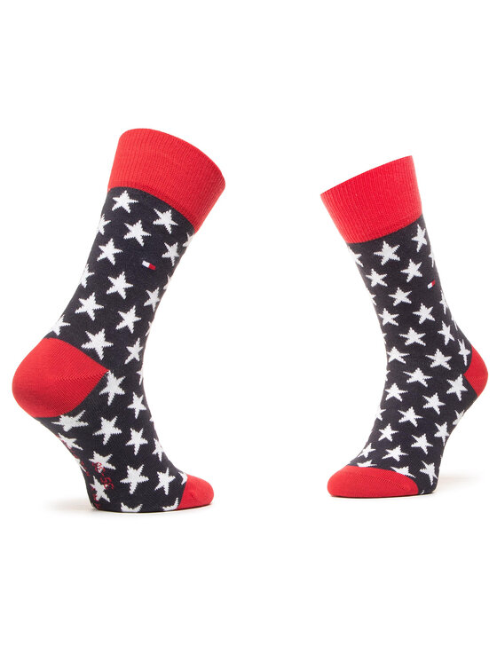 Tommy Hilfiger Tommy Hilfiger Комплект 2 чифта дълги чорапи мъжки 100000816 Цветен