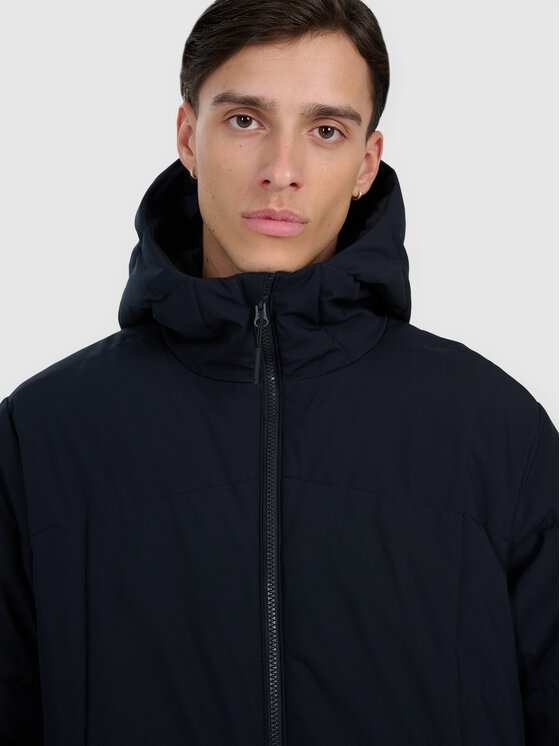4F 4F Kurtka puchowa URBAN COMMUTER Czarny Regular Fit