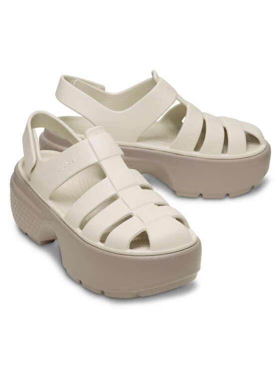 Crocs Crocs Sandali Stomp Fisherman Sandal 209938 Siva