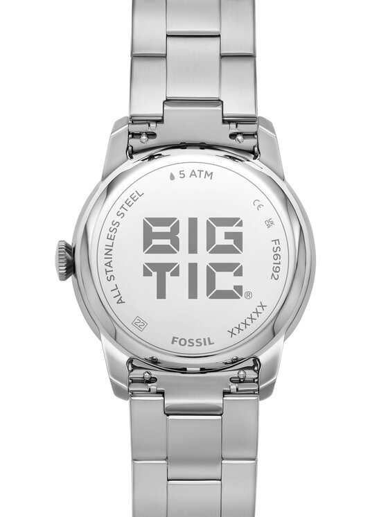 Fossil Fossil Hodinky Townsman Big Tic FS6192 Strieborná