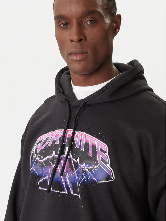 adidas adidas Mikina Fortnite JV8018 Čierna Regular Fit