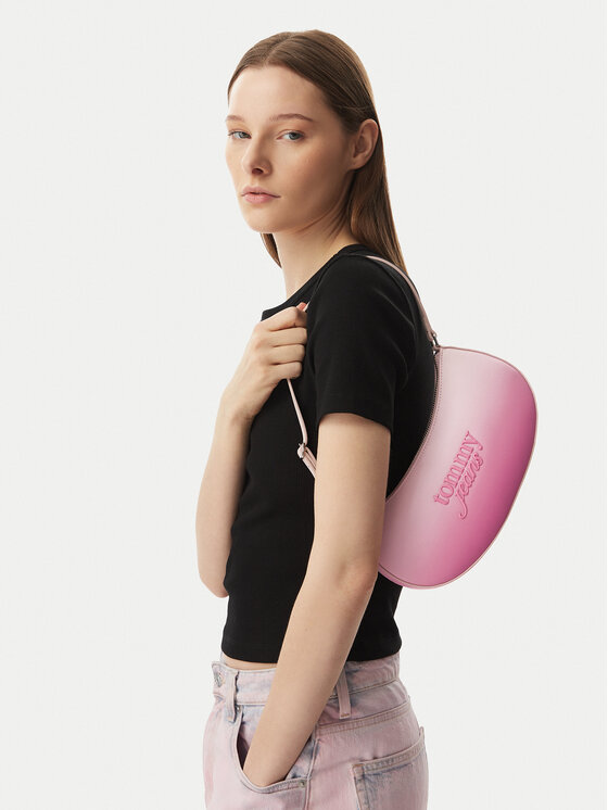 Tommy Jeans Geantă Tjw Must Degrade Shoulder Bag AW0AW18774 Roz deschis