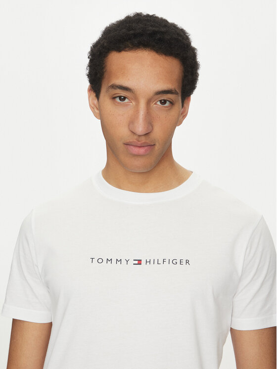Tommy Hilfiger Tommy Hilfiger Póló UM0UM03525 Fehér Regular Fit