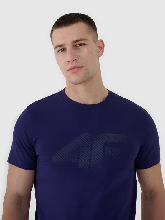 4F 4F T-shirt 4FWMM00TTSHM2257-31S Blu Regular Fit