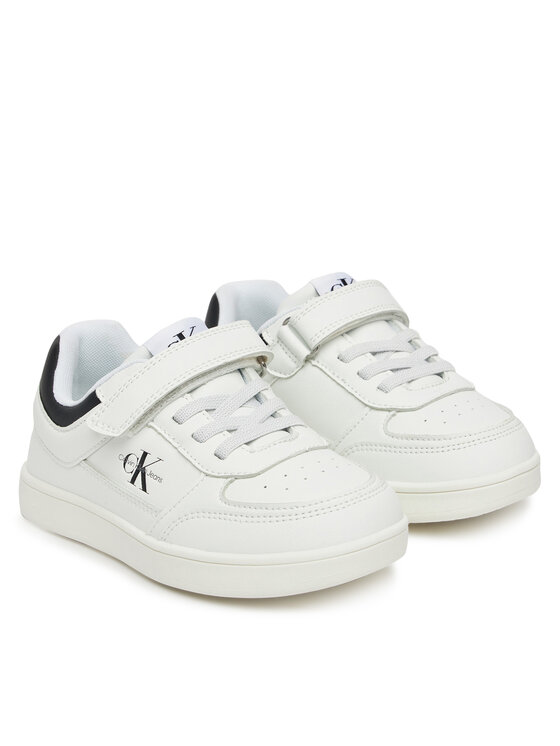 Calvin Klein Jeans Calvin Klein Jeans Superge Low Cut Lace-Up/ Velcro Sneaker V1X9-82077-1355 S Bela