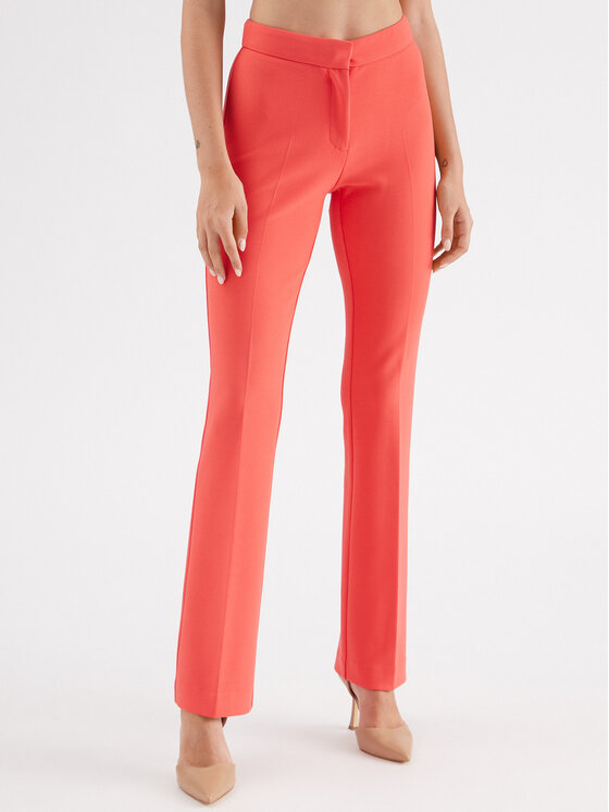 marciano guess pantalon en tissu 3ygb05 6869z corail relaxed fit