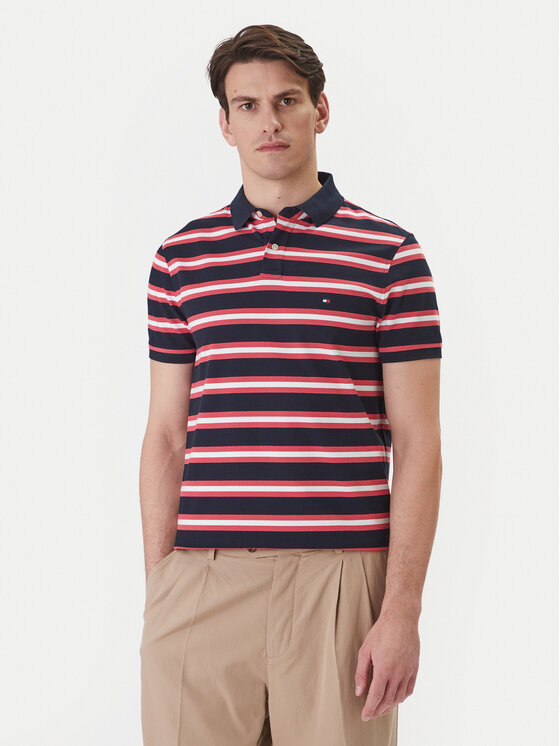 Tommy Hilfiger Tommy Hilfiger Pólóing 1985 MW0MW17770 Sötétkék Regular Fit