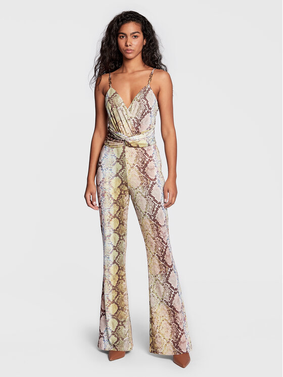Guess Guess Jumpsuit W3RD87 KBEL2 Verde Regular Fit