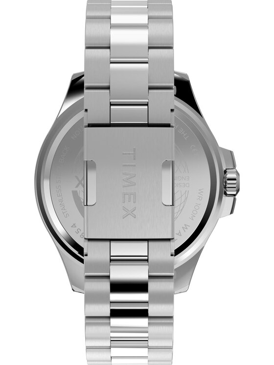 Timex Timex Zegarek TW2Y33200 Srebrny