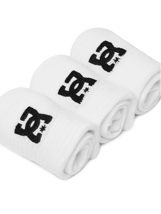 DC Shoes DC Shoes Dolge nogavice AS_DC_01W_SS25 (3-PACK) Bela