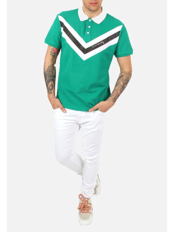 John Richmond John Richmond Polo Polo da Uomo John Richmond Verde Regular Fit