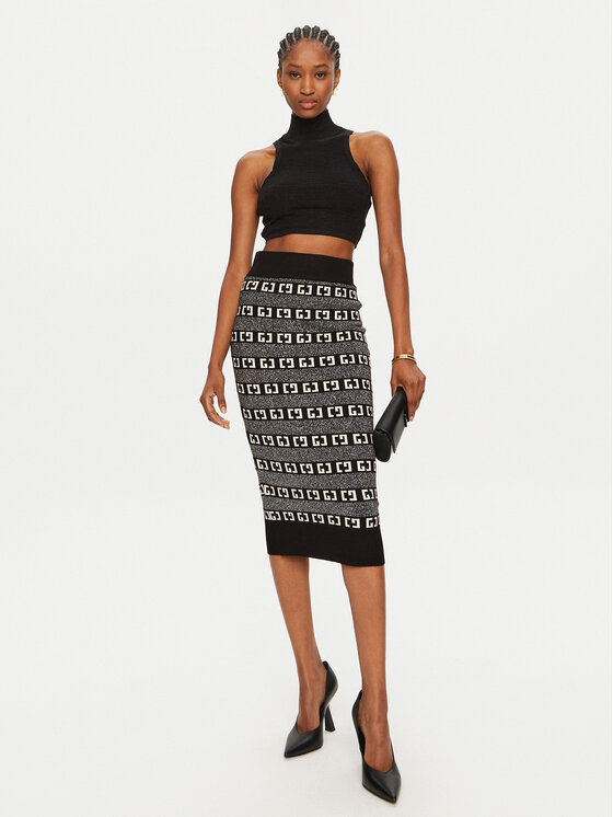 Gaudi Gaudi Zīmuļveida svārki 421BD73001 Daudzkrāsains Slim Fit