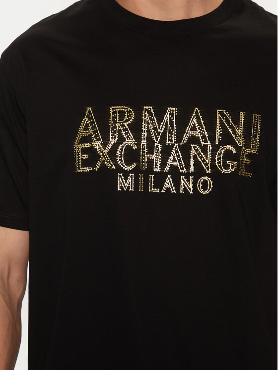 Armani Exchange Armani Exchange Tričko XM000326 AF10364 UC001 Čierna Regular Fit
