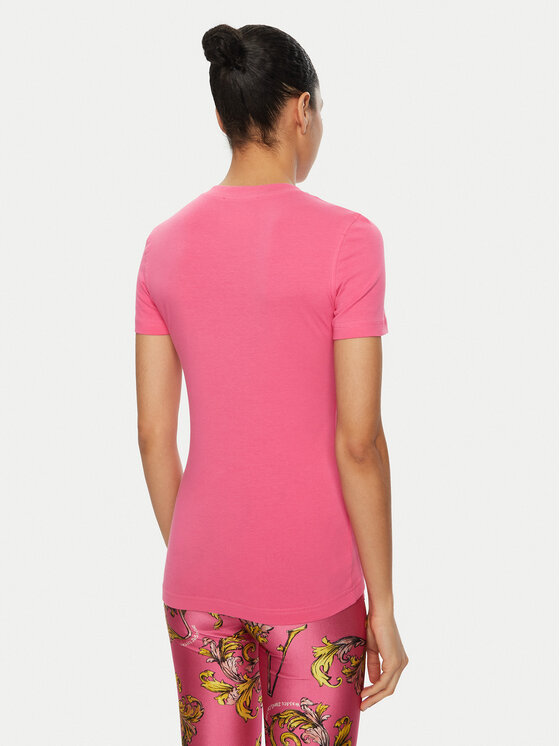 Versace Jeans Couture Versace Jeans Couture T-krekls 78HAHT00 Rozā Regular Fit