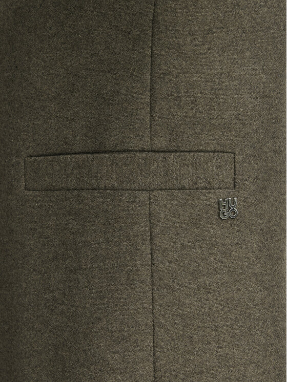HUGO HUGO Płaszcz wełniany Mojeni 50569838 Brązowy Relaxed Fit