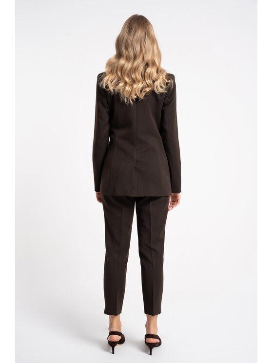 CLICK CLICK Σακάκι 70-999 Σκούρο καφέ Regular Fit