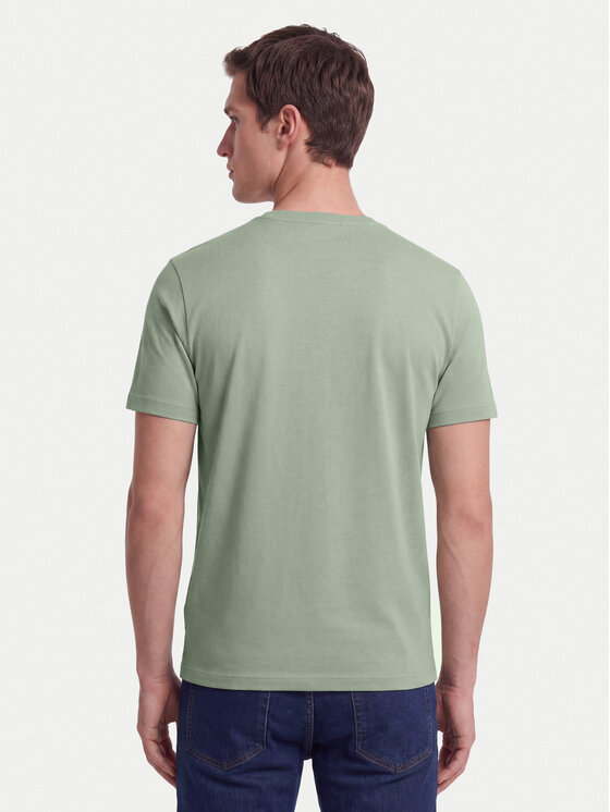 Gant Gant Póló Shield 2003184 Világoszöld Regular Fit