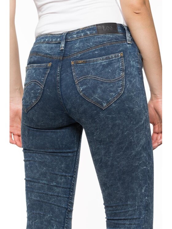 Lee Lee Jeansy TOXEY Niebieski Skinny Fit