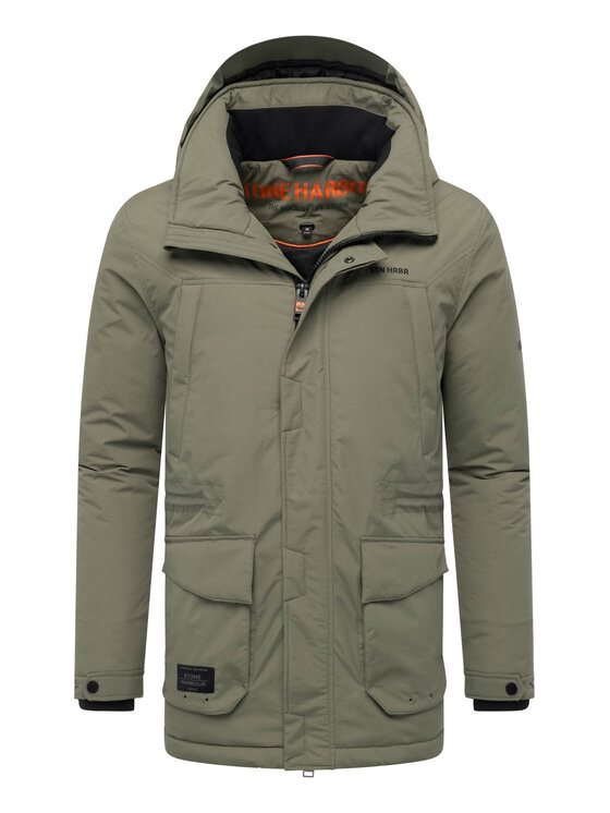 Stone Harbour Stone Harbour Kurtka zimowa Wadiim Zielony Regular Fit