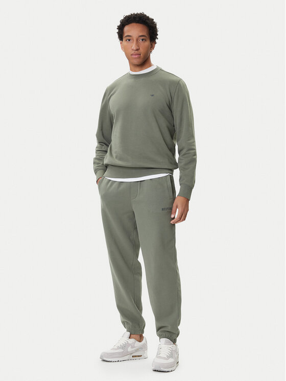 Mustang Mustang Pantaloni trening Logan 1016975 Verde Regular Fit