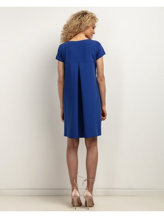 Tessita Tessita Sukienka koktajlowa SUKIENKA_T441 _4_XL Niebieski Loose Fit