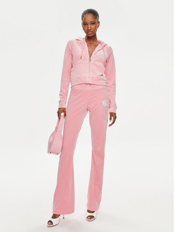 Juicy Couture Juicy Couture Spodnie dresowe Lisa JCWBJ23330 Różowy Regular Fit