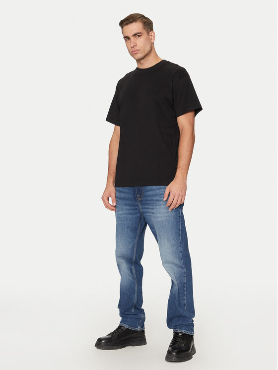 SCHOTT N.Y.C. SCHOTT N.Y.C. T-krekls TSCLIFF1 Melns Regular Fit