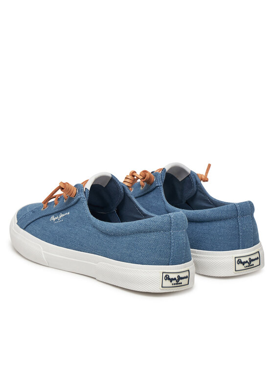 Pepe Jeans Pepe Jeans Sneakersy Kenton Denim PLS31602 Niebieski