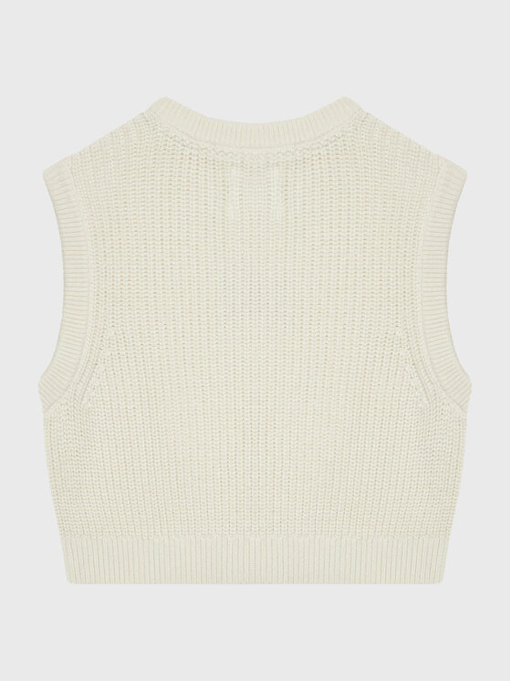 Calvin Klein Jeans Calvin Klein Jeans Sweter Monogram IG0IG01531 Écru Regular Fit