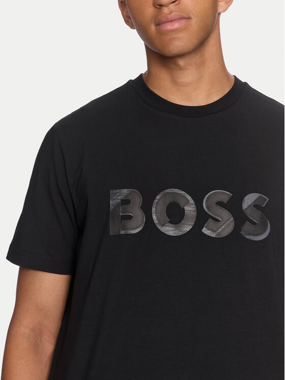 BOSS Boss T-shirt Jagged 1 50519365 Crna Relaxed Fit