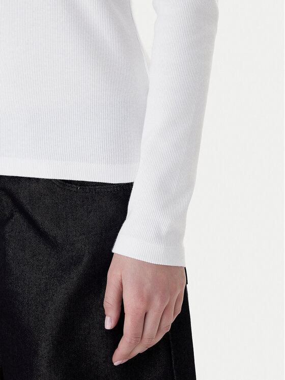 Calvin Klein Calvin Klein Halenka Ls Woven Label LV047E203G Bílá Slim Fit