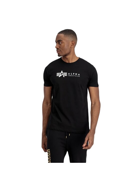 Alpha Industries Alpha Industries Komplet t-shirtów AI.118534-03 Czarny Regular Fit