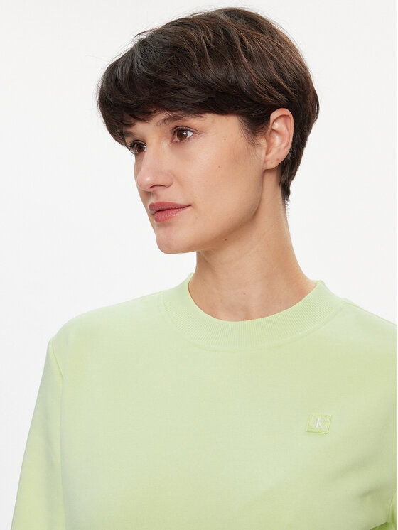 Calvin Klein Jeans Calvin Klein Jeans Bluza Embro Badge J20J223085 Żółty Regular Fit