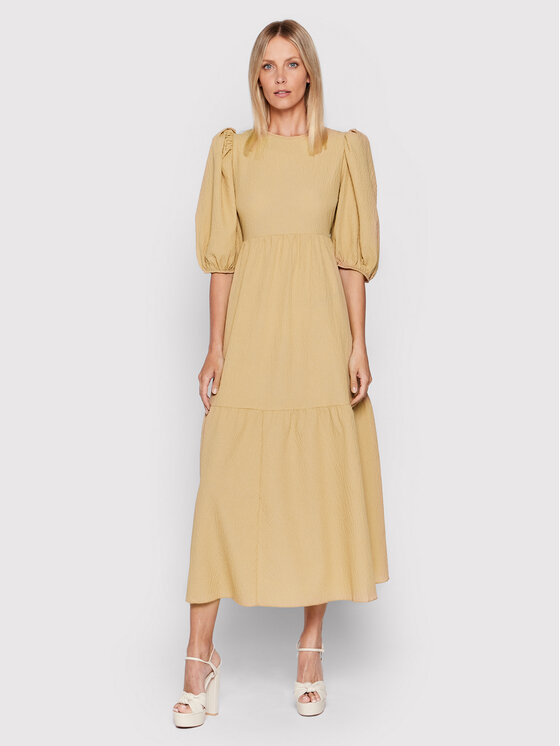 Notes Du Nord Rochie de zi Carrie 12811 Bej Regular Fit 12811 imagine noua